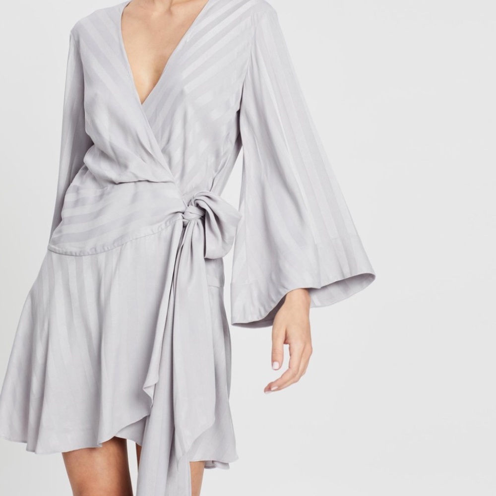 Significant Other Serenity Wrap Long Sleeve Dress